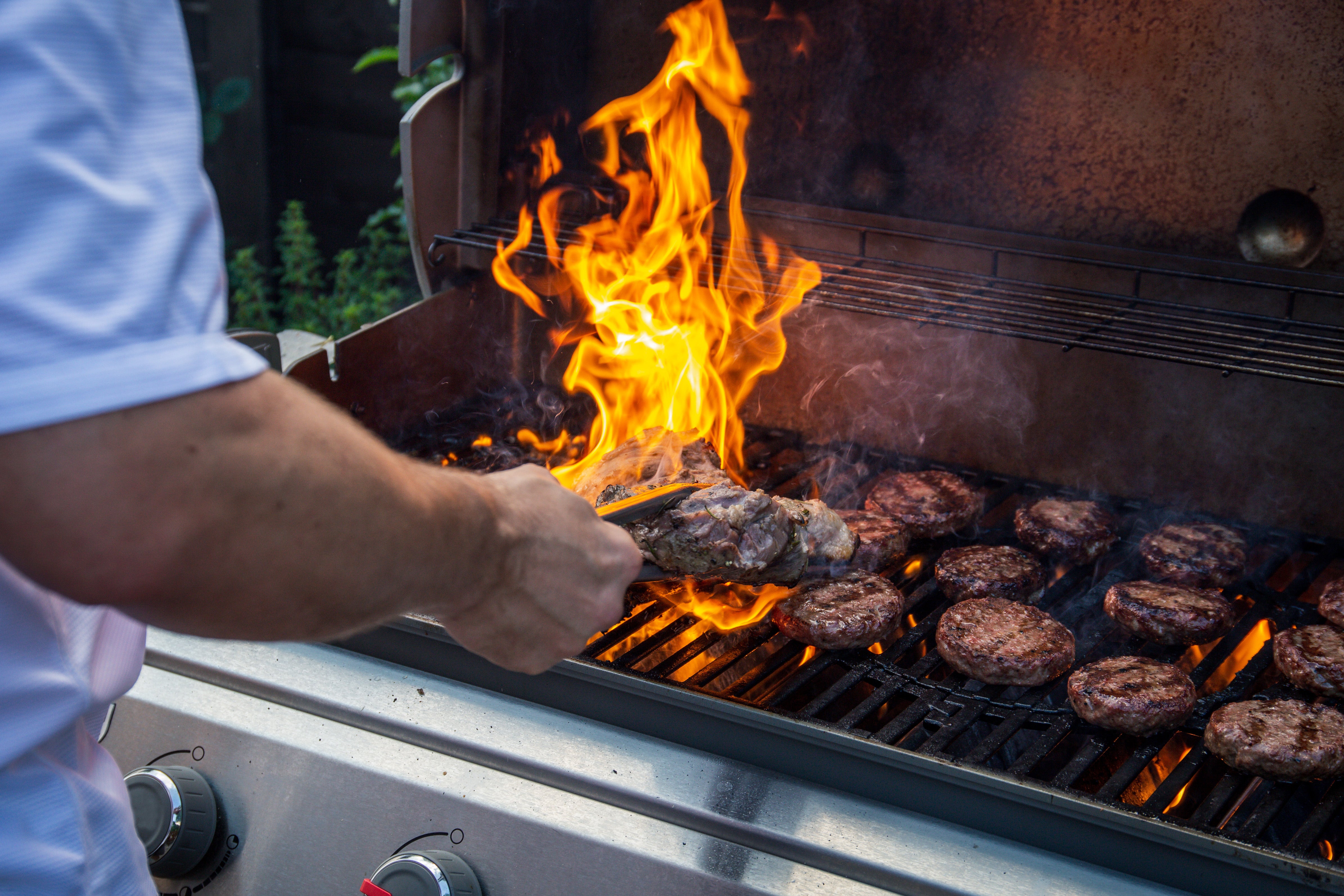 Grill outside to reduce heat inside